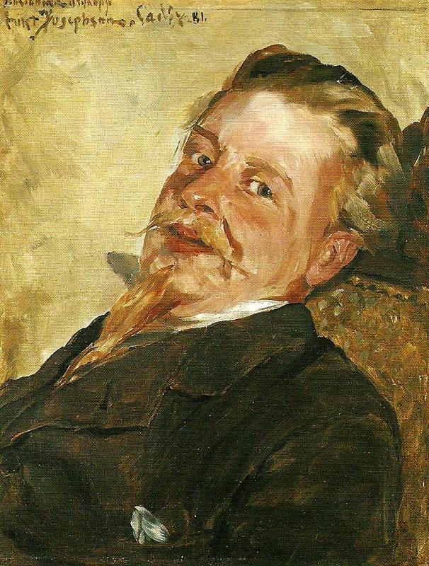 Ernst Josephson portratt av hugo nykopp oil painting image